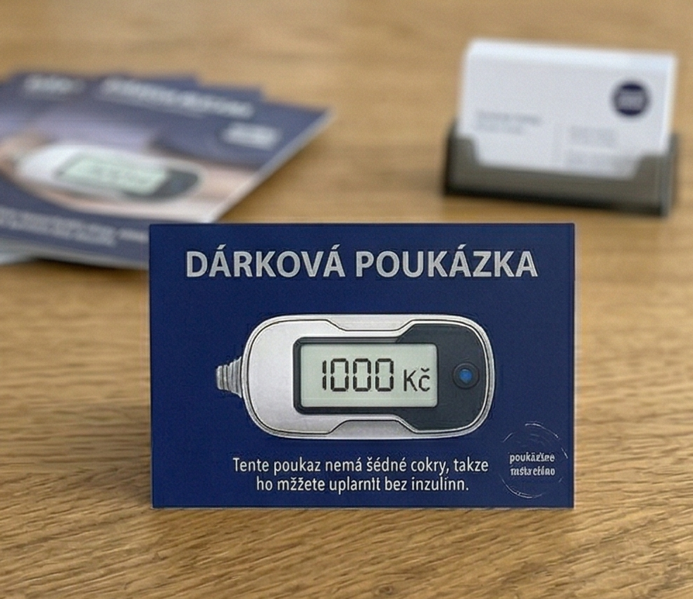 Papír alapú ajándékutalvány a Dialka webáruházban történő vásárláshoz - 1000 Kč