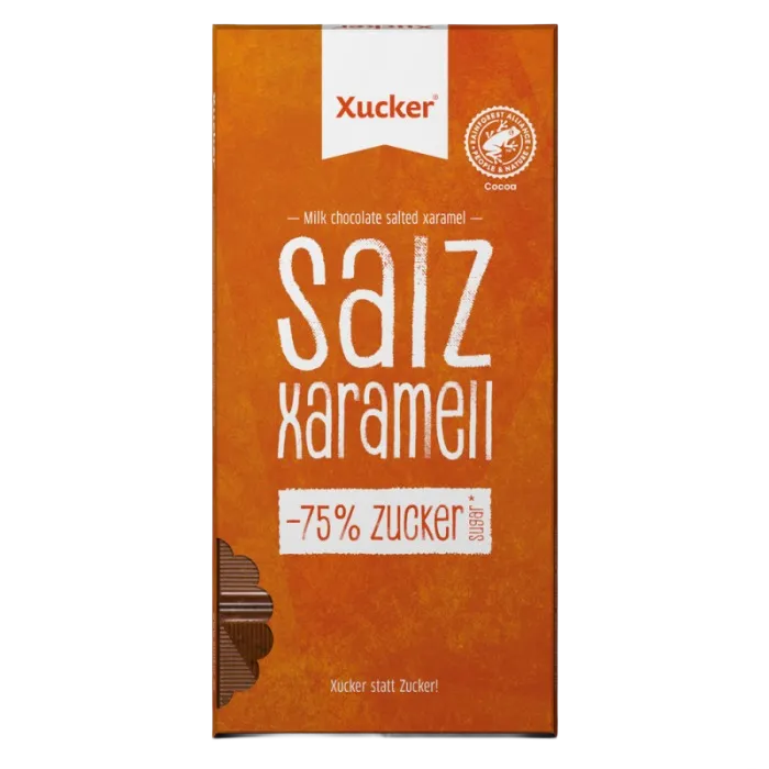 Sós karamellás csokoládé – Xucker – 80 g