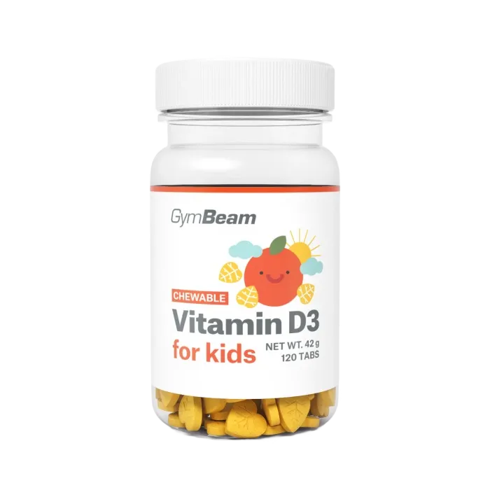 D3-vitamin, szopogatós tabletták gyermekeknek, 400 NE – Narancs – 120 db.