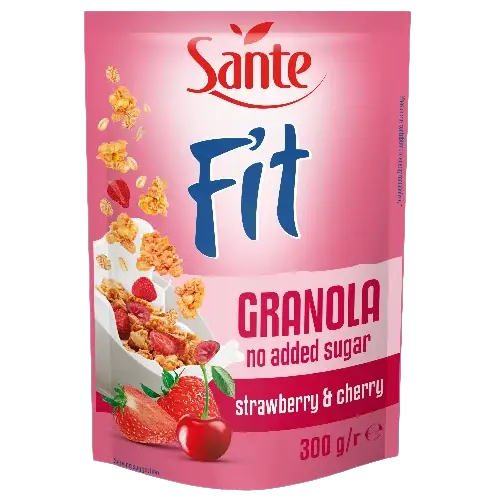 Fit Granola – eper, cseresznye 300 g